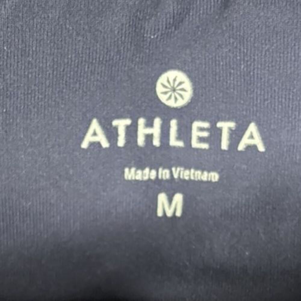 Athleta plié Tight‎ Legging Navy Blue Midrise 929784 Women’s Size Medium - Picture 7 of 13